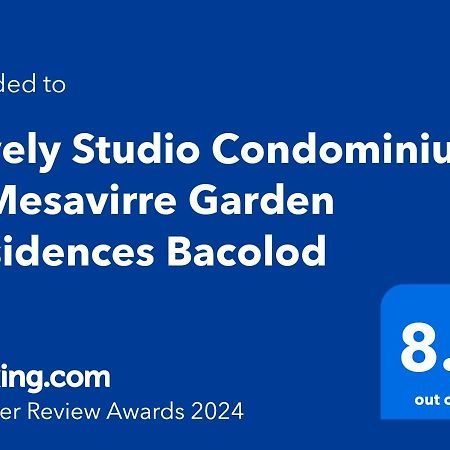 Lovely Studio Condominiums At Mesavirre Garden Residences Bacolod Extérieur photo
